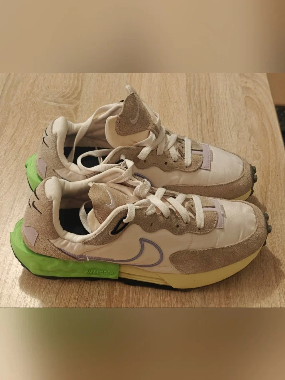 Nike Fontanka Waffle Lime Oxford Light Thistle Women’s Size 9 Sneakers